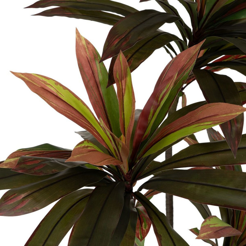 Grande Plante artificielle réaliste Dracaena Hauteur 165 cm en Plastique Vert Rouge - 4
