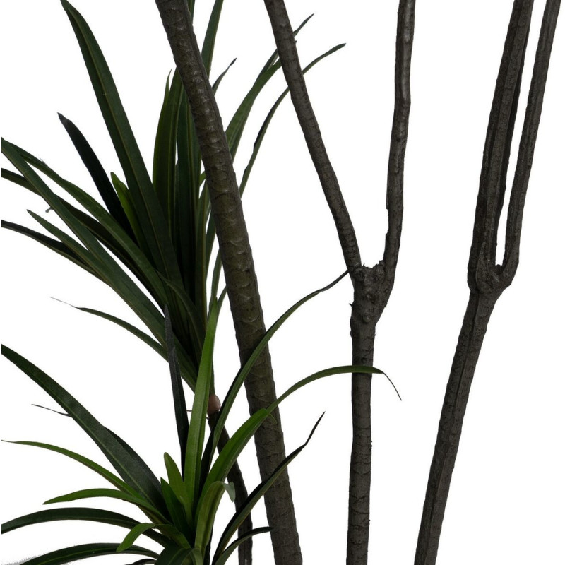 Grande Plante artificielle réaliste Dracaena Hauteur 220 cm en Plastique Vert - 5