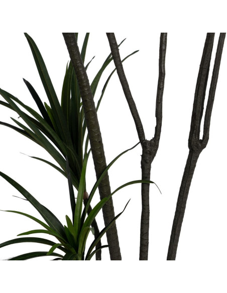 Grande Plante artificielle réaliste Dracaena Hauteur 220 cm en Plastique Vert - 5
