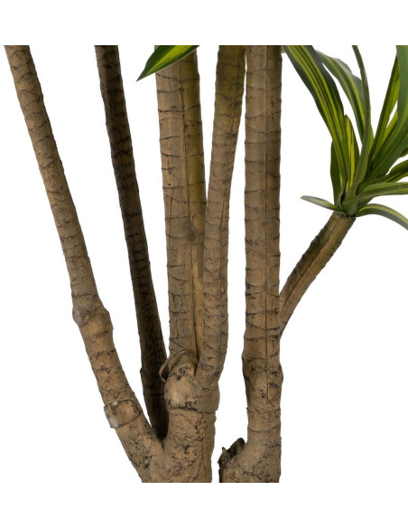 Grande Plante artificielle réaliste Dracaena Hauteur 200 cm en Plastique Vert - 5