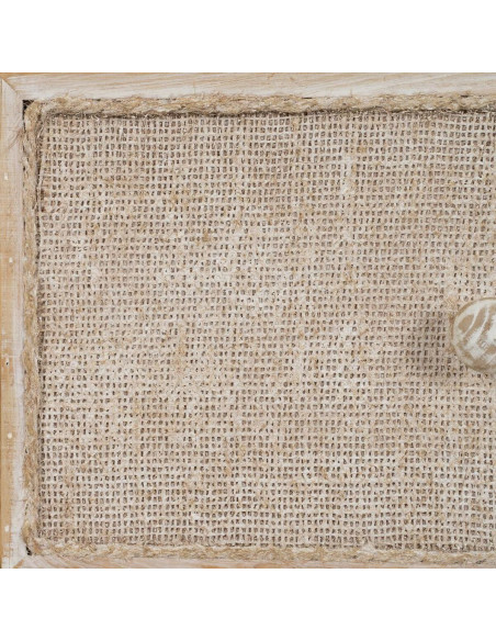 Buffet vintage Bas 1 porte 3 tiroirs en Bois de sapin Naturel Beige Gerel - 8