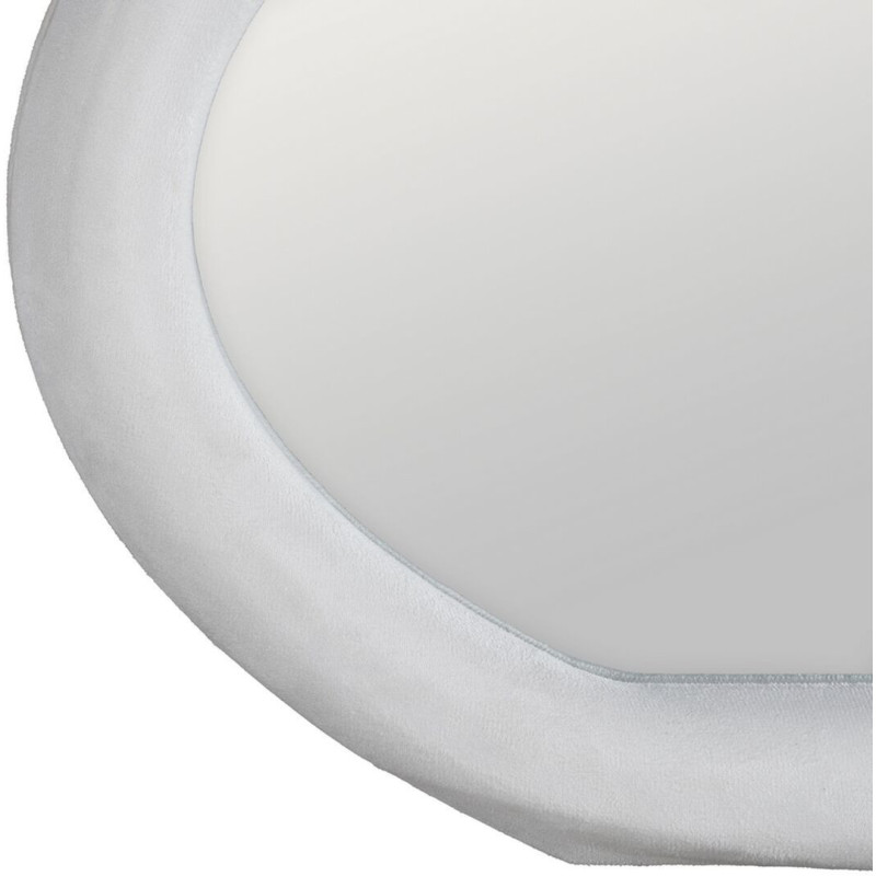 Grand Miroir mural original Nuage 90x60 en Bois Blanc Soryal - 4