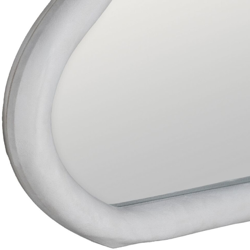 Grand Miroir mural original Nuage 90x60 en Bois Blanc Soryal - 5