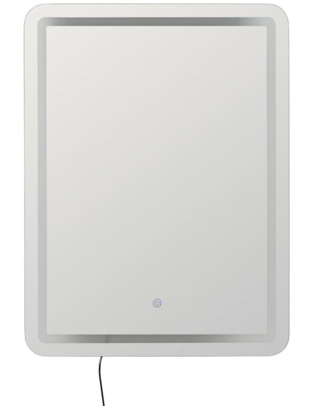 Grand Miroir mural lumineux tactile Rectangulaire 60x80 en Calvyn - 1