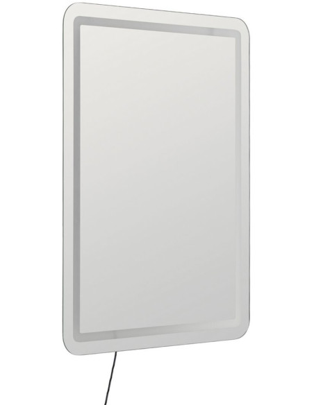 Grand Miroir mural lumineux tactile Rectangulaire 60x80 en Calvyn - 3