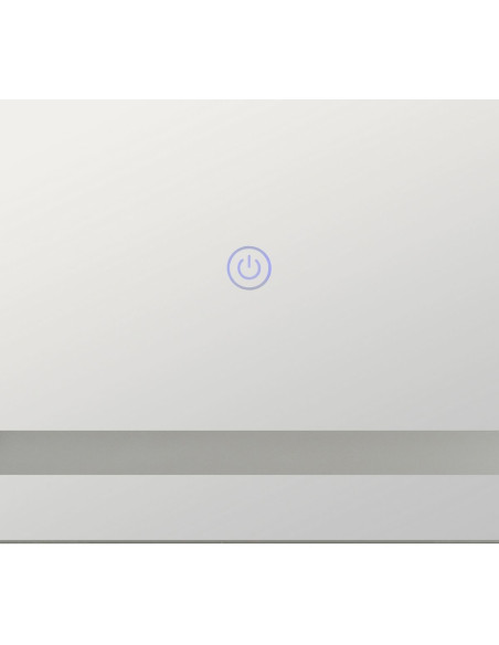 Grand Miroir mural lumineux tactile Rectangulaire 60x80 en Calvyn - 4