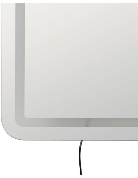 Grand Miroir mural lumineux tactile Rectangulaire 60x80 en Calvyn - 5
