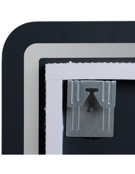 Grand Miroir mural lumineux tactile Rectangulaire 60x80 en Calvyn - 6