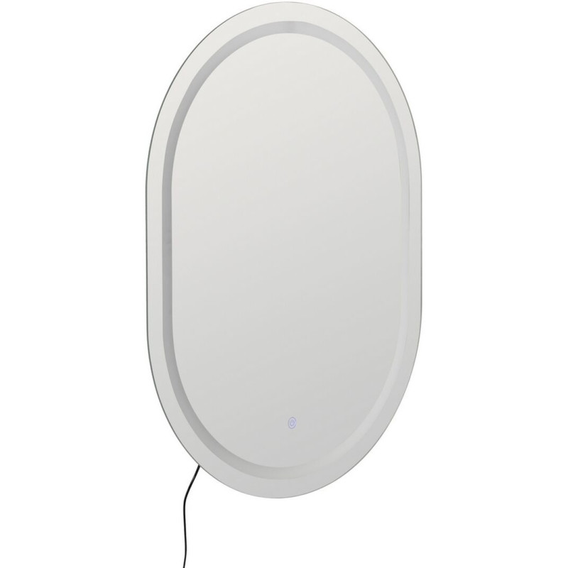 Grand Miroir mural lumineux tactile Ovale 60x80 en Calvyn - 3