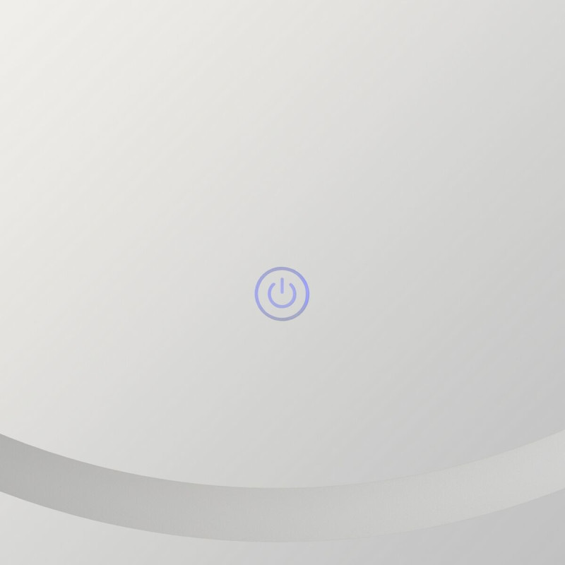 Grand Miroir mural lumineux tactile Ovale 60x80 en Calvyn - 4