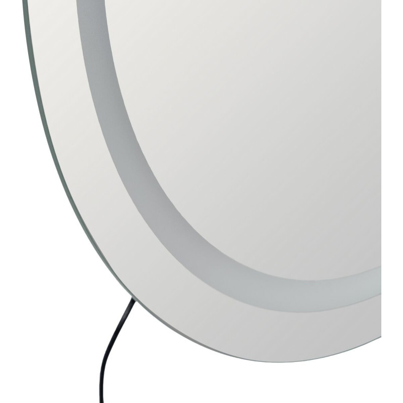 Grand Miroir mural lumineux tactile Ovale 60x80 en Calvyn - 6