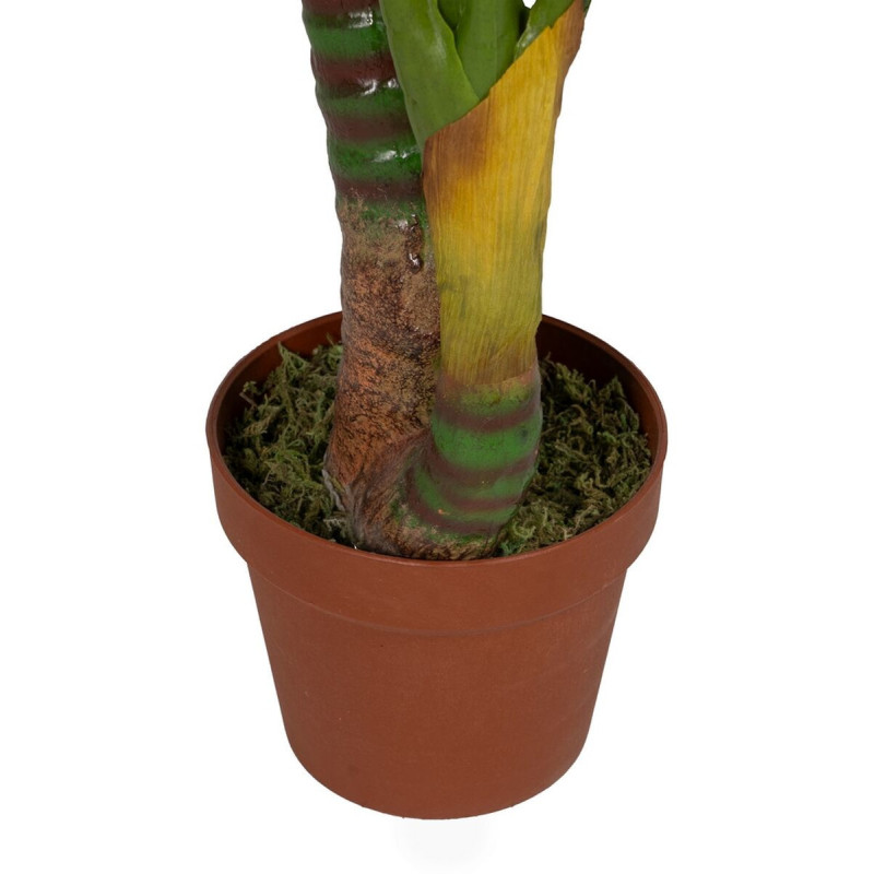 Grande Plante artificielle réaliste Spathiphyllum Hauteur 130 cm en Plastique Vert Blanc - 5