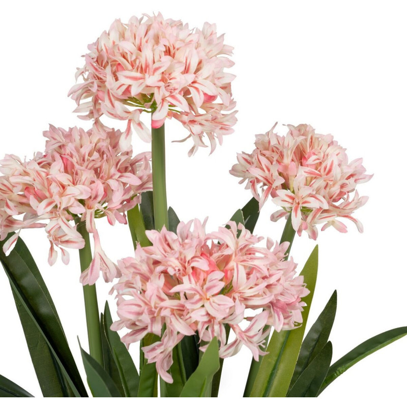 Grande Plante artificielle réaliste Jacinthe Hauteur 100 cm en Plastique Vert Rose - 3