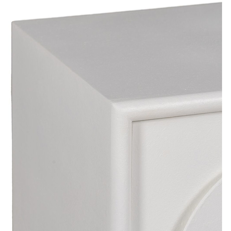 Buffet moderne Bas 3 portes en Bois de sapin Blanc Béret - 4