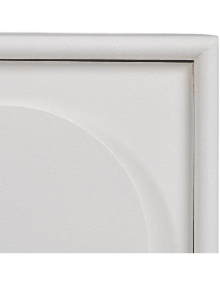 Buffet moderne Bas 3 portes en Bois de sapin Blanc Béret - 8