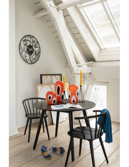 Horloge murale Ronde XL 70 cm Arty en Métal Noir - 2