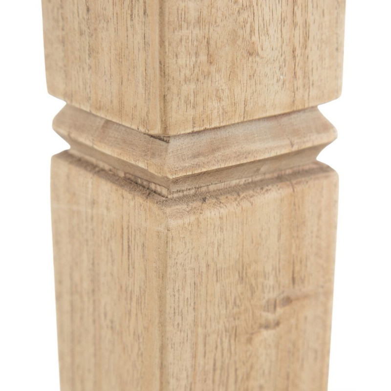 Chevet vintage 1 tiroir 1 étagère en Bois de mindi Naturel Nylira - 8