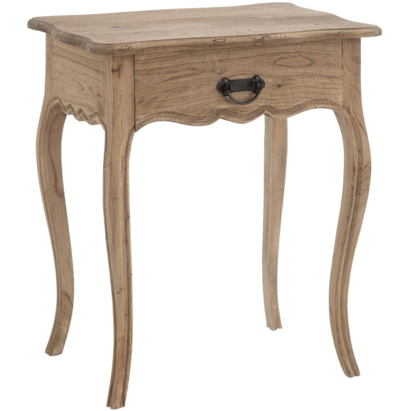 Chevet vintage 1 tiroir en Bois de mindi Naturel Orvyn - 1