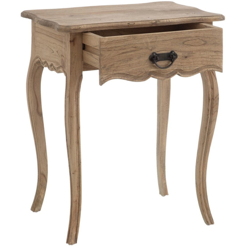 Chevet vintage 1 tiroir en Bois de mindi Naturel Orvyn - 2