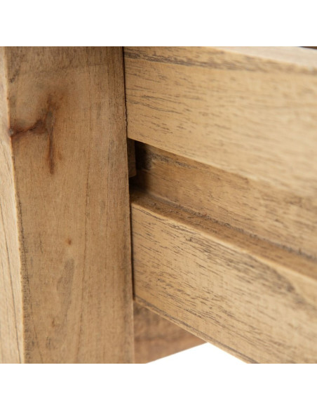 Chevet vintage 1 tiroir en Bois de mindi Naturel Orvyn - 3