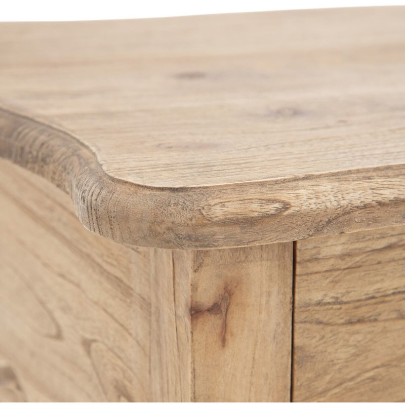 Chevet vintage 1 tiroir en Bois de mindi Naturel Orvyn - 4
