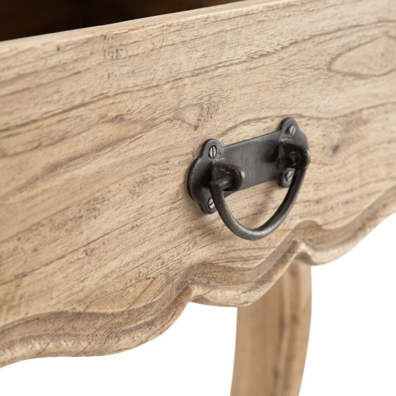 Chevet vintage 1 tiroir en Bois de mindi Naturel Orvyn - 6