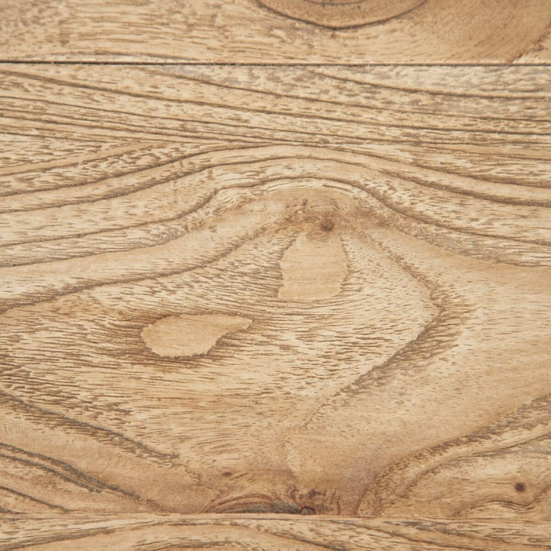 Chevet rustique 2 tiroirs en Bois de mindi Naturel Miro - 7