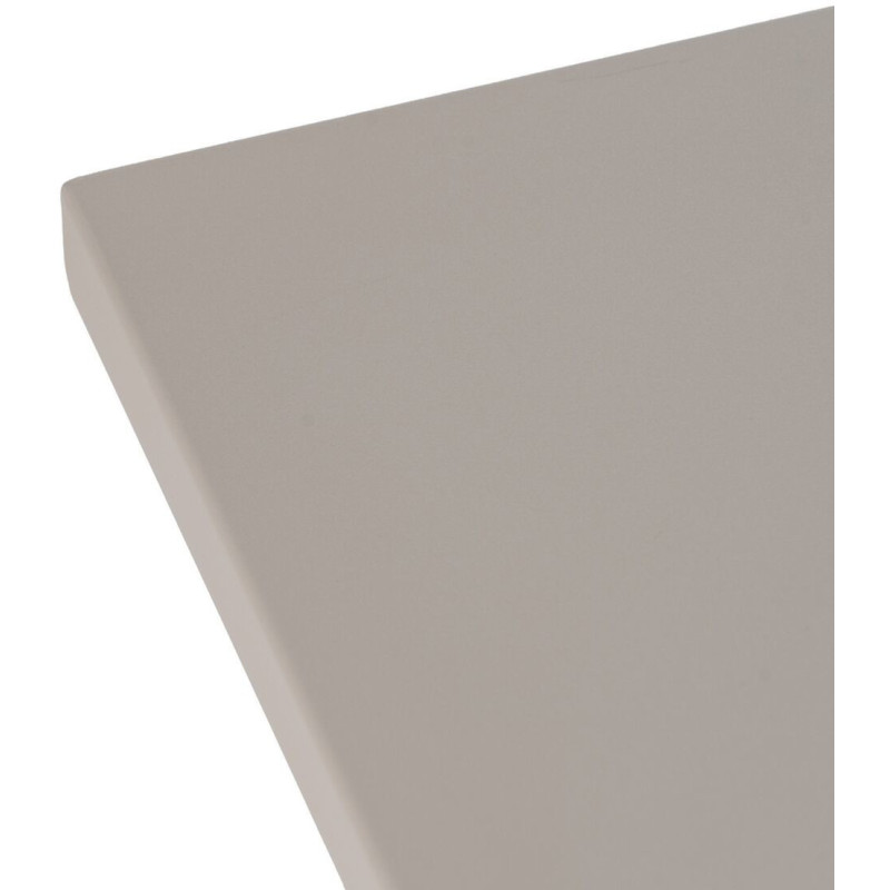 Table Bistrot pliante Carrée 2 personnes en Métal Taupe Yorlia - 4