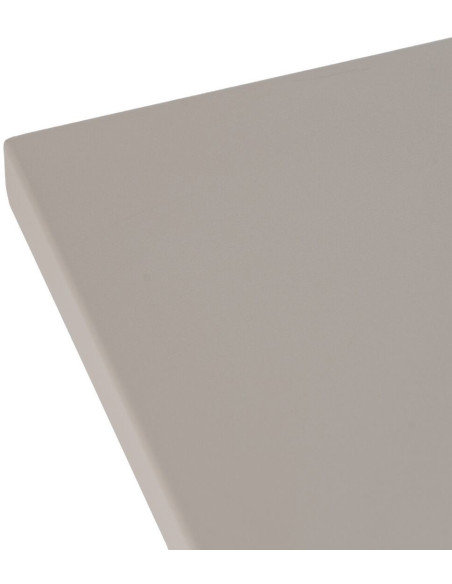 Table Bistrot pliante Carrée 2 personnes en Métal Taupe Yorlia - 4