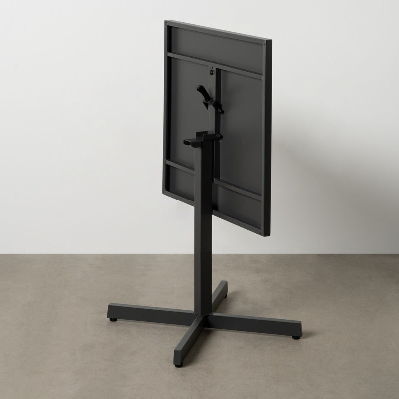 Table Bistrot pliante Carrée 2 personnes en Métal Noir anthracite Yorlia - 4