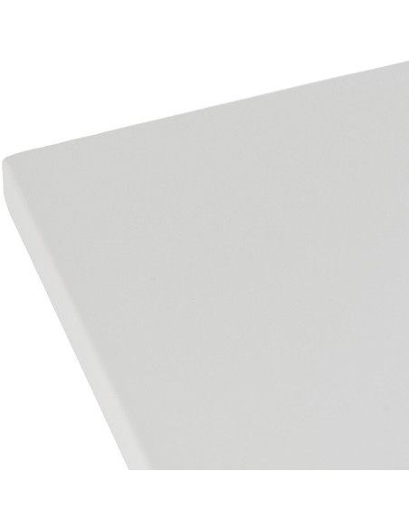 Table Bistrot pliante Carrée 2 personnes en Métal Blanc Yorlia - 5