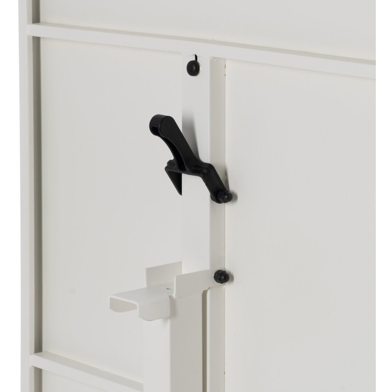 Table Bistrot pliante Carrée 2 personnes en Métal Blanc Yorlia - 8