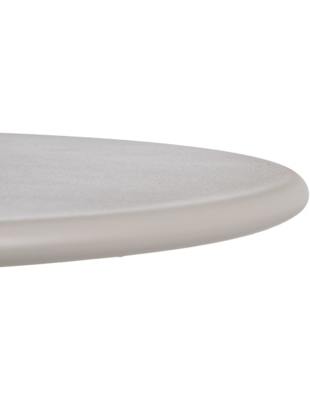 Table Bistrot pliante Ronde 2 personnes en Métal Taupe Yorlia - 7