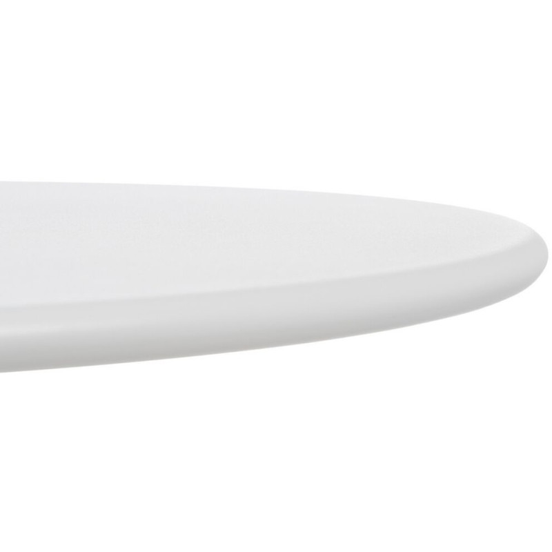 Table Bistrot pliante Ronde 2 personnes en Métal Blanc Yorlia - 7