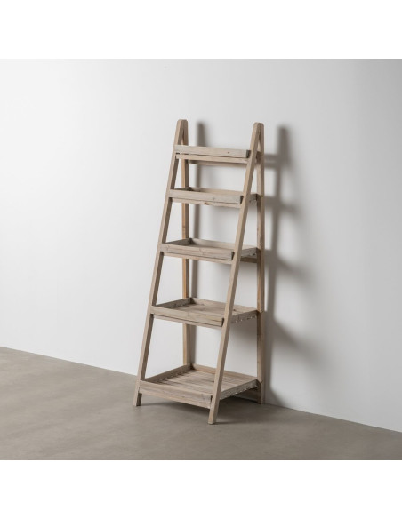 Étagère à plantes originale Échelle 5 niveaux en Bois de sapin Naturel Dalvia - 2