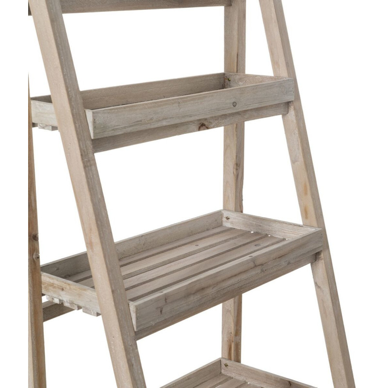 Étagère à plantes originale Échelle 5 niveaux en Bois de sapin Naturel Dalvia - 4