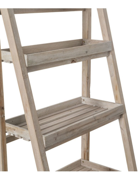 Étagère à plantes originale Échelle 5 niveaux en Bois de sapin Naturel Dalvia - 4