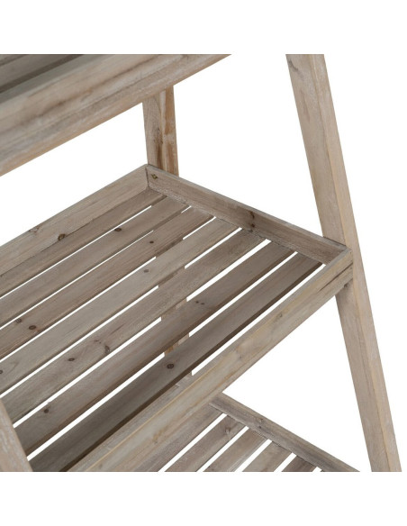 Étagère à plantes originale Échelle 5 niveaux en Bois de sapin Naturel Dalvia - 5