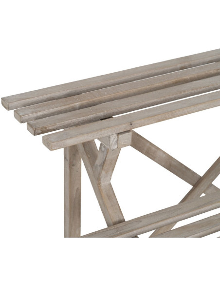 Étagère à plantes originale Escalier 4 niveaux en Bois de sapin Naturel Syrion - 3