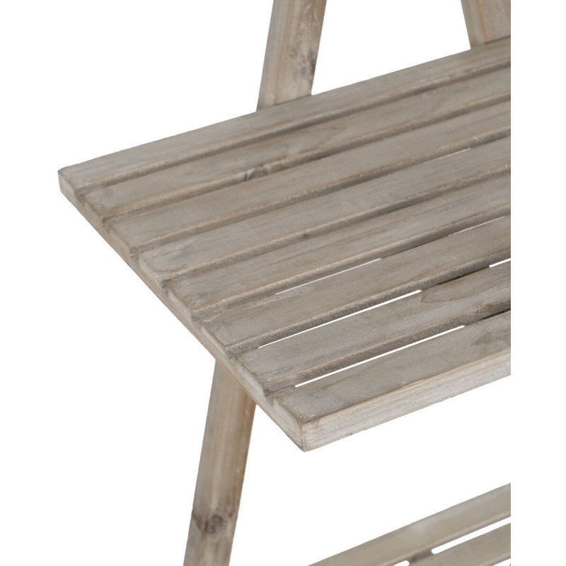 Étagère à plantes originale Pyramide 3 niveaux en Bois de sapin Naturel Eldora - 4