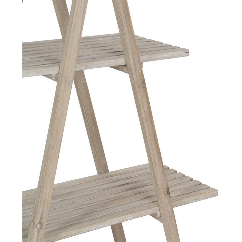 Étagère à plantes originale Pyramide 3 niveaux en Bois de sapin Naturel Eldora - 5