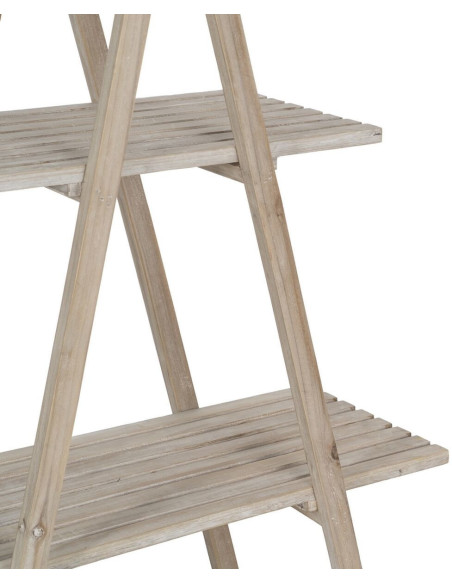 Étagère à plantes originale Pyramide 3 niveaux en Bois de sapin Naturel Eldora - 5