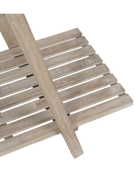 Étagère à plantes originale Pyramide 3 niveaux en Bois de sapin Naturel Eldora - 7