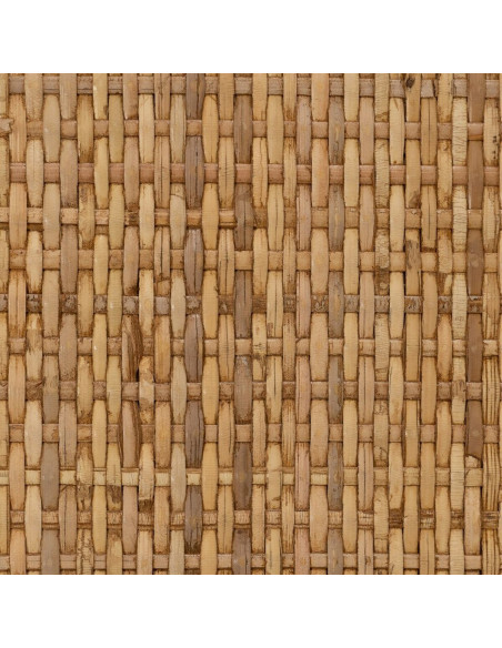 Table d'appoint vintage 45 cm Ronde 1 étagère en Rotin Naturel Rattan - 8