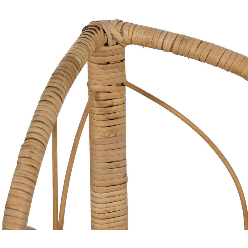 Étagère d'angle vintage 3 niveaux en Rotin Naturel Rattan - 3