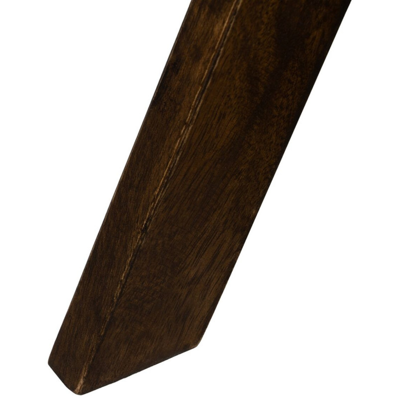 Table d’appoint ronde bois de manguier brun naturel 37x37x60 cm Dalira Ixia - 7