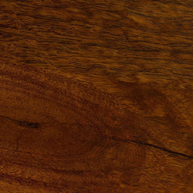 Table d'appoint vintage Ronde en Bois de manguier Marron Norlia - 4