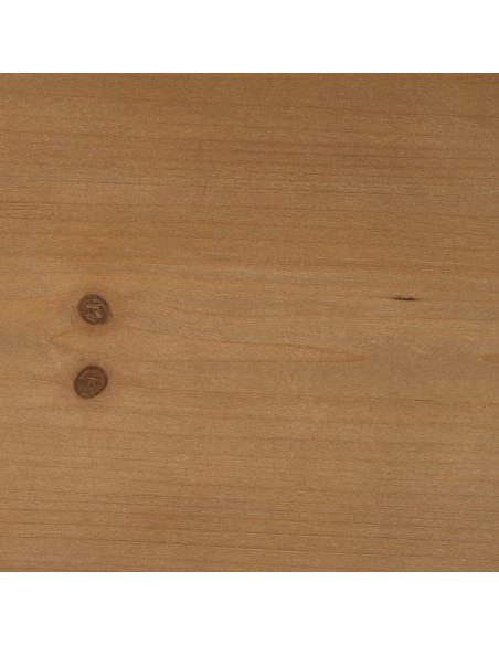 Table basse moderne Ronde en Bois de sapin Naturel Koralyn - 5