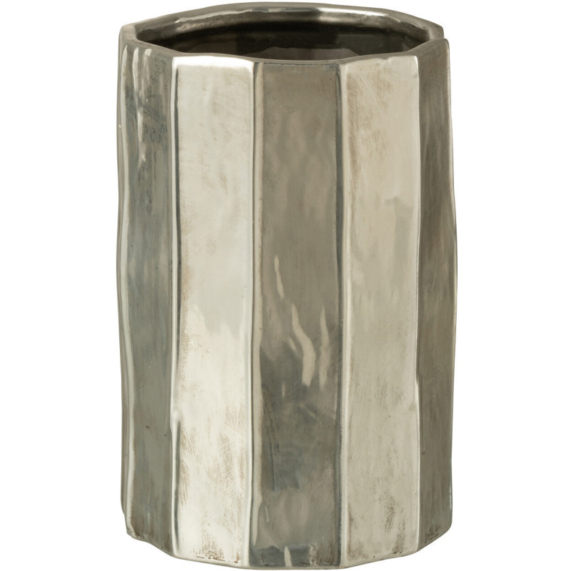 Cache-pot en Argile Argenté Ary Diamètre 16 cm - 1