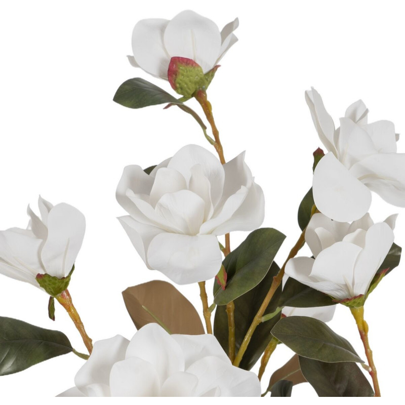 Grand Arbre artificiel réaliste Magnolia 170 cm en Plastique Blanc Vert - 2